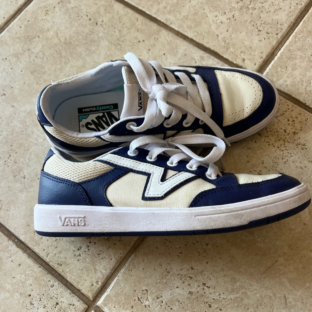 Vans Blue and White ComfyCush Sneakers